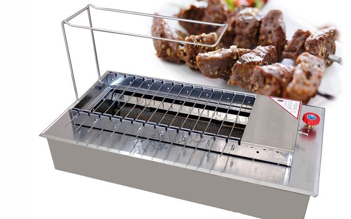 開燒烤店采購燃氣無煙燒烤爐優(yōu)點和注意事項